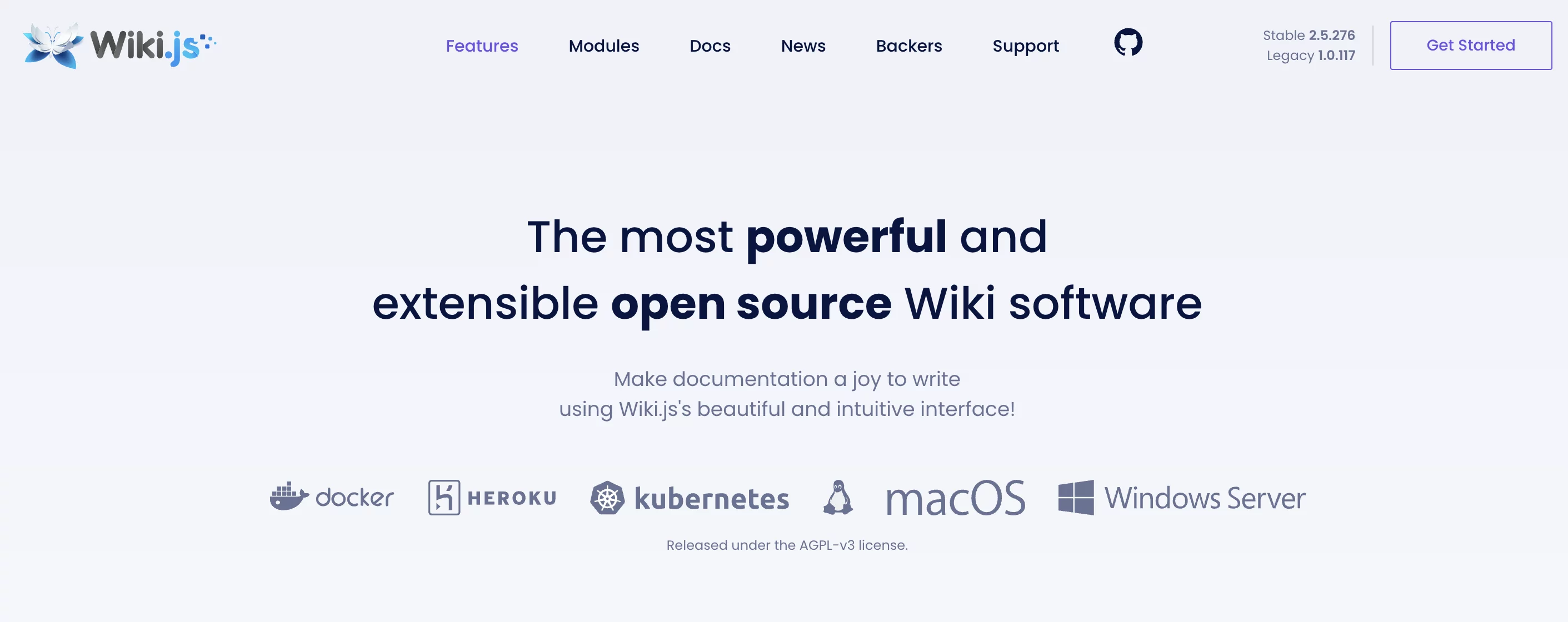 【好玩的Docker项目】让编写文档成为一种乐趣！用Docker自建一个目前最强大、可扩展性最强的Wiki软件——Wiki.js