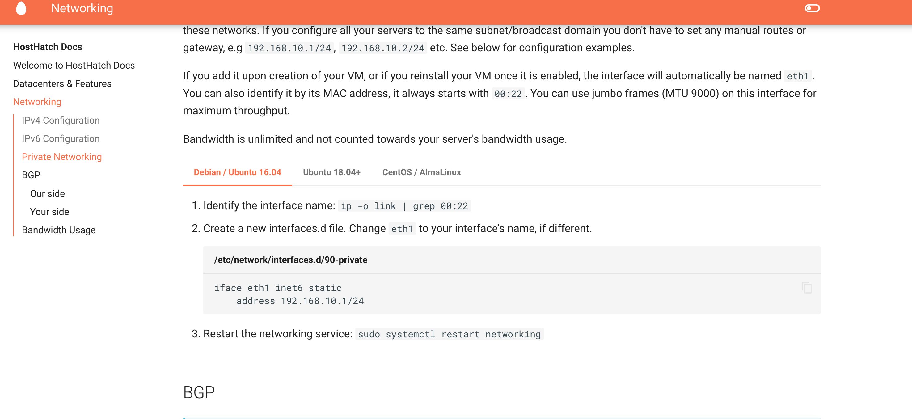 Hosthatch新面板内网互联经验分享（含NFS配置）