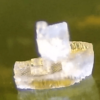 显微镜下半毫米长的 Benchy 小船